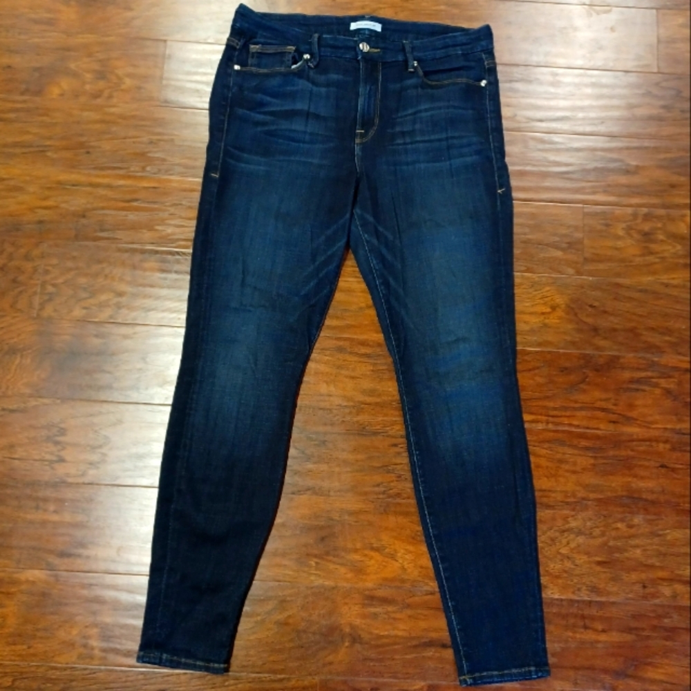 Good American Good Legs High Rise Skinny blue jeans